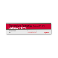 Ledercort 0.1 Oint 15 gm